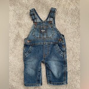 OshKosh B'gosh Dark Blue Denim Baby Overalls